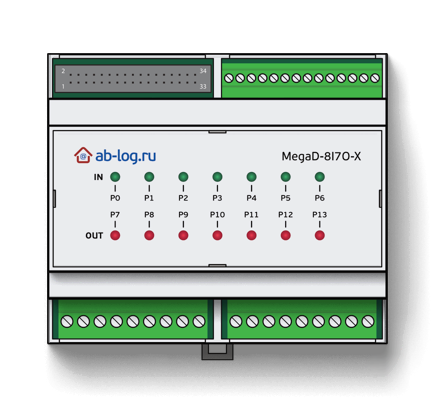 MegaD-8I7O-X